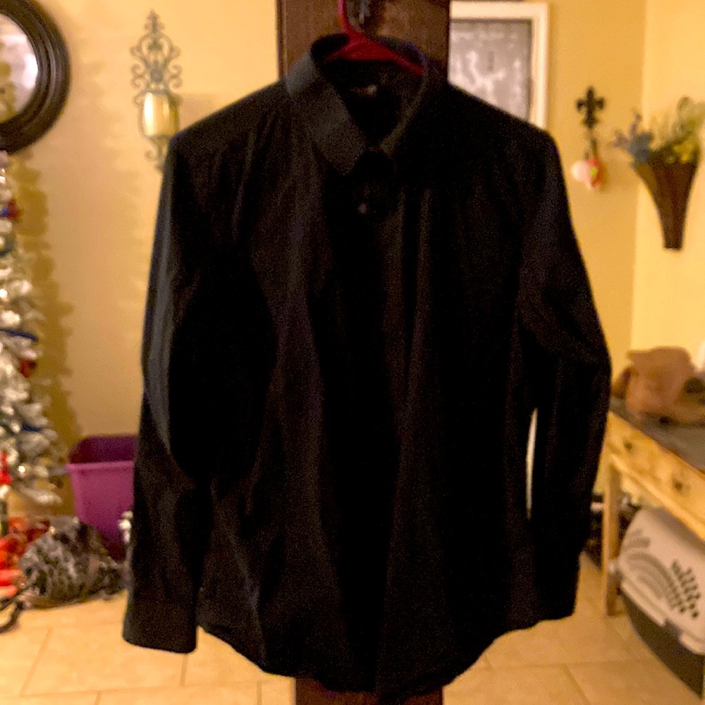 Men’s Black Cress Shirt